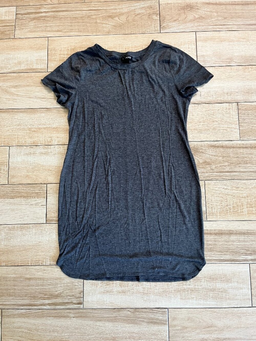 Womens Love Cameron Grey Tshirt Dress - 3X